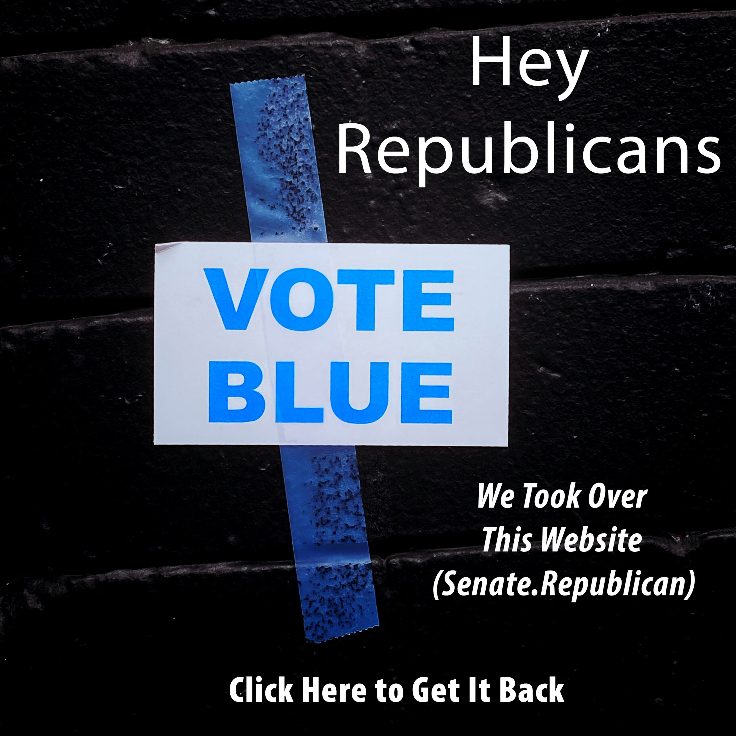 The domain name Senate.Republican is For Sale! Click Here for more Info